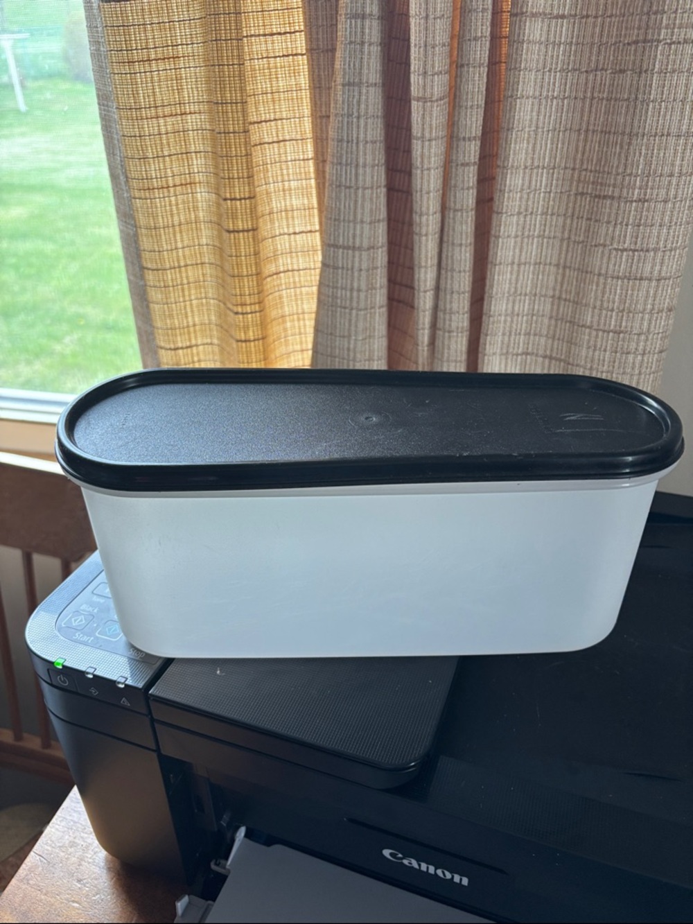 Tupperware Modular Mates Storageo Container with Black Lid